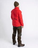 Pinewood Furudal Reversible Fleece Jacke Red Detail 6