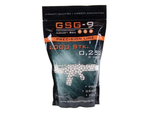GSG-9 BB's 0,25g Precision Line Softair-Kugeln - 4000 Stk.