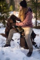 Pinewood New St&ouml;ten Strickm&uuml;tze Schwarz Anwendung 1