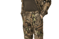 H&auml;rkila Kamko Camo Reversible WSP Hose Hunting green/MossyOak angezogen