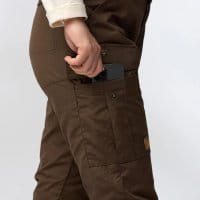 Fj&auml;llr&auml;ven Karla Pro Winter Hose Damen Dark Olive Detail 2