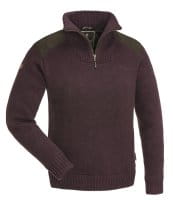 Pinewood Hurricane Strickpullover Damen Dunkel Burgund Melange