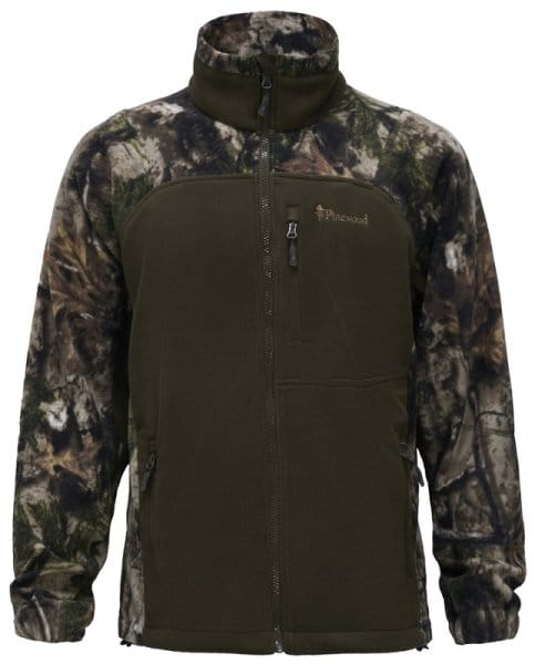 Pinewood Furudal Hunters Camou Fleece Jacke Atera Camou/H.Green Vorderseite
