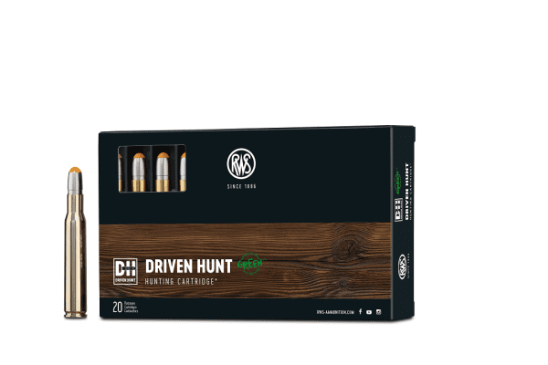 RWS Driven Hunt Kal. .30-06 10,7g/165grs. - 20 Stk. RWS Driven Hunt Kal. .30-06 10,7g/165grs. - 20 Stk.