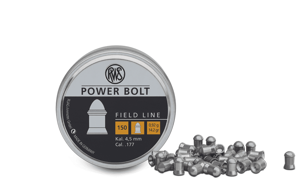 RWS FIELD-L Pow Bolt 4,5MM 0,92g BLI 150er