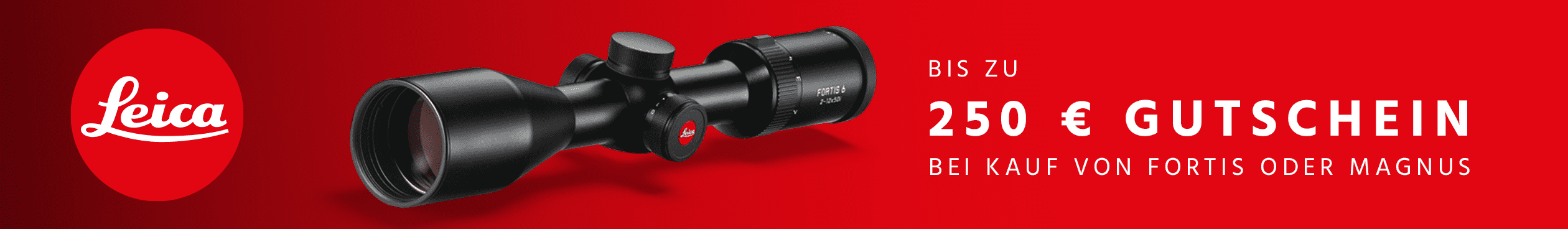 Jetzt Gutschein sichern - beim Kauf von Leica Zielfernrohren!