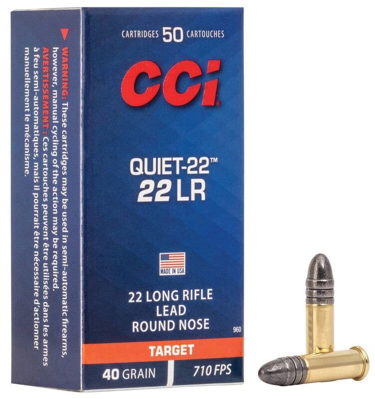 CCI Quiet .22lfB LRN 45 grs. 50 Stk.