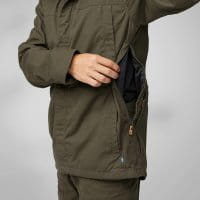 Fj&auml;llr&auml;ven Drev Hybrid Jacke Dark Olive Detail 5