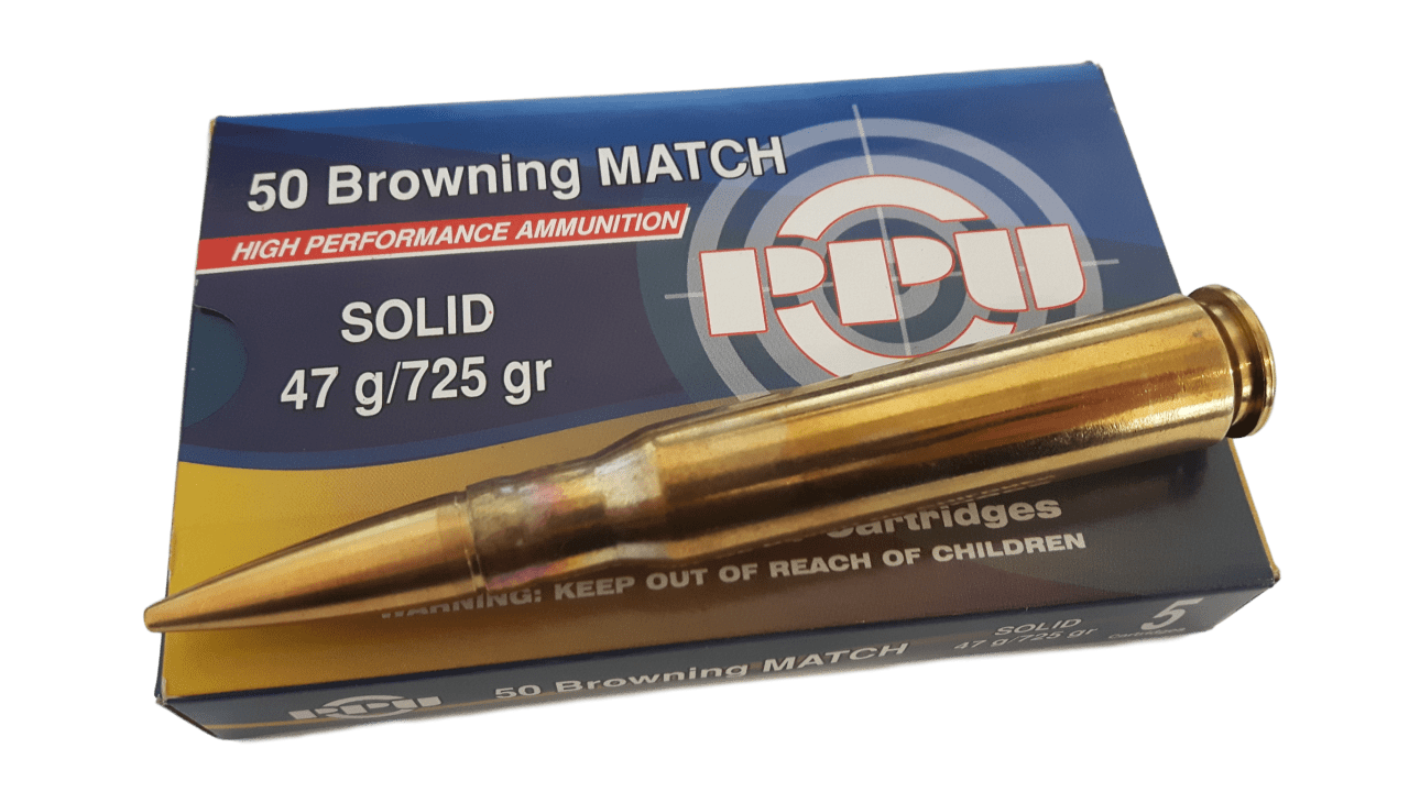 PRVI/PPU .50 BMG Solid Match 725 gr. -5 Stk Ansicht