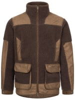 Blaser Sherpa Fleecejacke Herren dunkelbraun Vorderseite