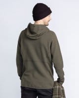 Pinewood Everyday Travel Full Zip Sweater D.Green Melange Imagebild 2