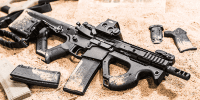 Hera Arms CQR-AR15 Hinterschaft Bild zeigt kostenpflichtiges Zubeh&ouml;r