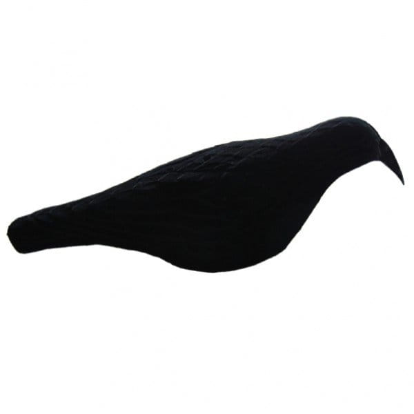 LivingActive Lockvogel Krähe Halbschale beflockt XL inkl. Erdspieß 44,5cm LivingActive Lockvogel Krähe Halbschale beflockt XL inkl. Erdspieß 44,5cm