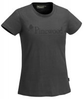 Pinewood Outdoor Life T-Shirt Damen Anthrazit