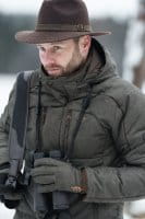 Blaser Vintage Handschuhe angezogen Mann gro&szlig;