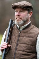 Blaser Victor Vintage Weste Herren braun focus Kragen vorne