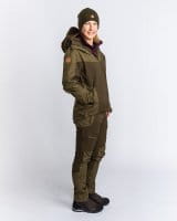 Pinewood Finnveden Hybrid Extrem Hose Damen D.Olive/H.Olive Detail 2