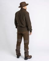 Pinewood Sm&aring;land Hunters Half Zip Fleece Sweater H.Braun Detail 3