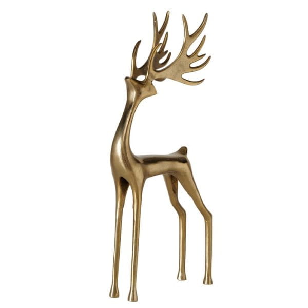 LivingActive Dekofigur Cervo Hirsch, 70,5 cm, Gold