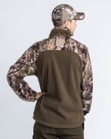 Pinewood Furudal Hunters Camou Fleece Jacke Atera Camou/H.Green Detail 3