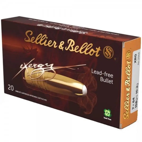 Sellier & Bellot 7x64 eXergy, XRG bleifrei 158gr. Sellier & Bellot 7x64 eXergy, XRG bleifrei 158gr.