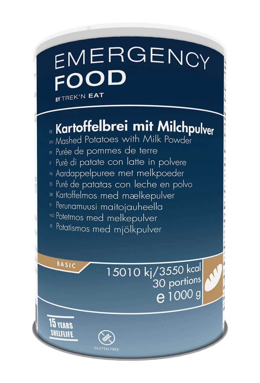 TREK'N EAT EMERGENCY FOOD Kartoffelbrei mit Milchpulver - 1000 g