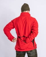 Pinewood Furudal Reversible Fleece Jacke Red Detail 3