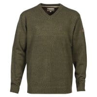 Percussion V-neck Pullover Sweater Khaki