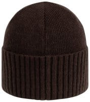 Blaser Bob Rib Beanie Dunkelbraun hinten