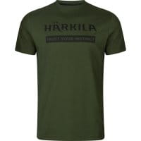 H&auml;rkila Logo 2er-Pack T-Shirt gr&uuml;n Vorderseite