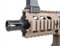 GSG Amoeba M4 007 Dark Earth EFCS Softair Gewehr vorne