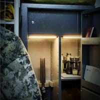 HUNTTECH LED-Lampe f&uuml;r Waffenschrank Beispielbild 1 Befestigung