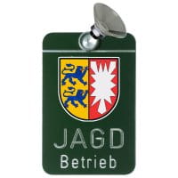 Autoschild Jagdbetrieb Bundesland Schleswig-Holstein