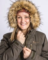 Pinewood Finnveden Winter Parka Damen D.Olive Detail 3