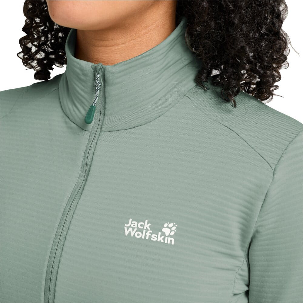 Jack Wolfskin Fleecejacke Damen Grun