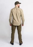 Pinewood Tiveden TC Stretch Hose Vorderseite Hunting Olive R&uuml;ckseite