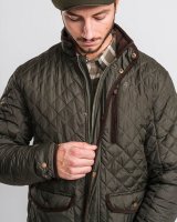 Pinewood Nydala Classic Quilt Steppjacke Moss Green Detail 3