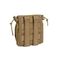 Beretta Foldable Dump Pouch Zubeh&ouml;rtasche Coyote Brown R&uuml;ckseite 