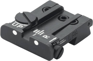 LPA Mikrometer-Visier TPU für CZ 75 (alte Ausf.), 2-Punkte ohne Korn