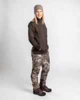 Pinewood Furudal Frazer Active Power Fleece Jacke Damen D.Mossgreen Detail 2