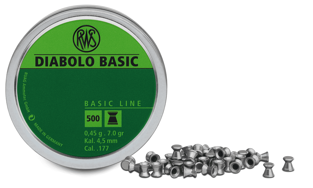 RWS BASIC-L Diabolo 4,5 mm 0,45G 500er