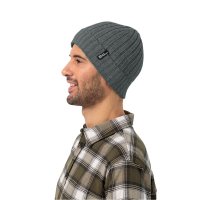 Jack Wolfskin Rib Knit Beanie Strickm&uuml;tze Slate green