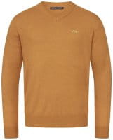 Blaser Merino V-Neck Sweater Herren Rost Vorderseite
