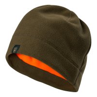 Deerhunter Fleece Wendebeanie Tarmac Green / Safety Orange