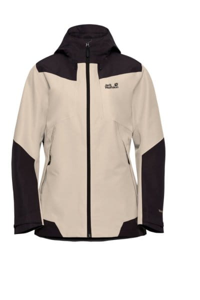 Jack Wolfskin FLEXTRAIL 2L JKT W Regenjacke Damen oyster