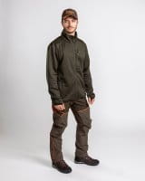 Pinewood Frazer Active Power Fleece Jacke D.Mossgreen Detail 2