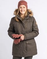 Pinewood Finnveden Winter Parka Damen D.Olive Detail 1