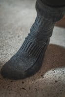 Seeland Field Heavy Merino Socken Grey Melange/Black