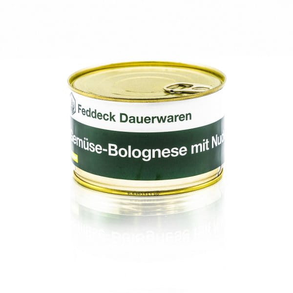 Feddeck Dauerwaren Gemüse-Bolognese mit Nudeln (400 g)