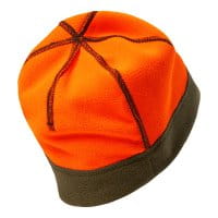 Deerhunter Fleece Wendebeanie Tarmac Green / Safety Orange